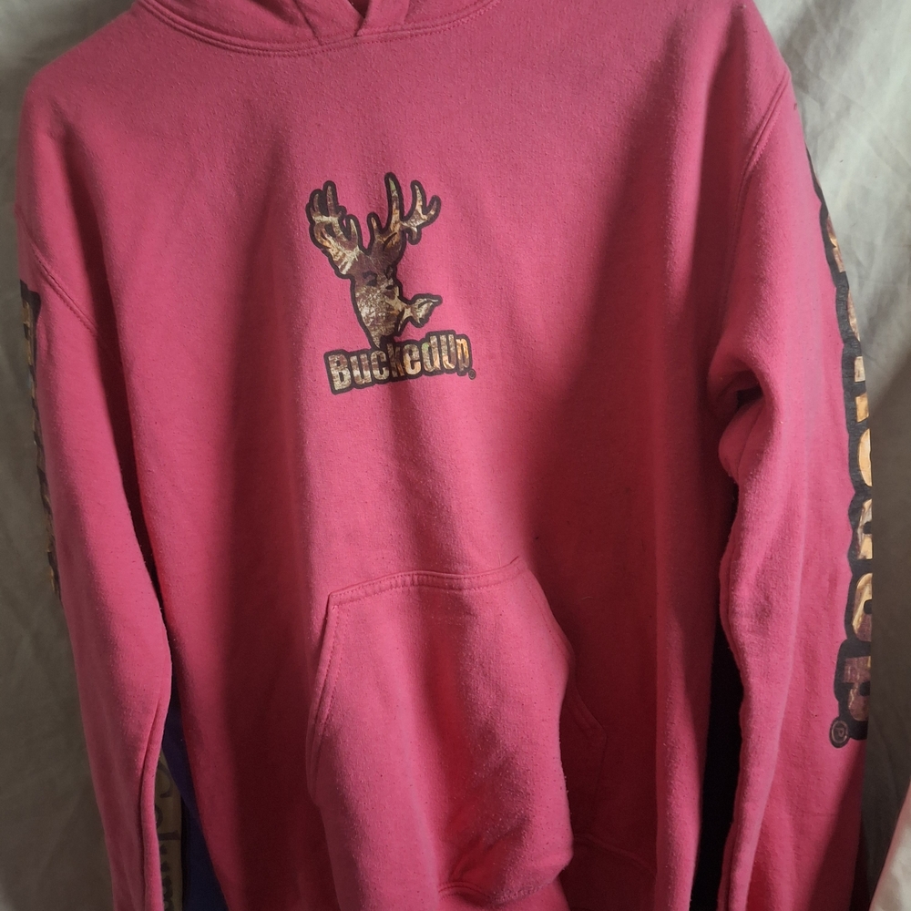 Buck Club Pink Hoodie
